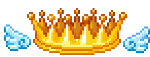 crown with wings