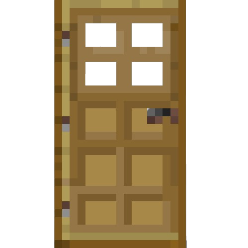 light brown minecraft door